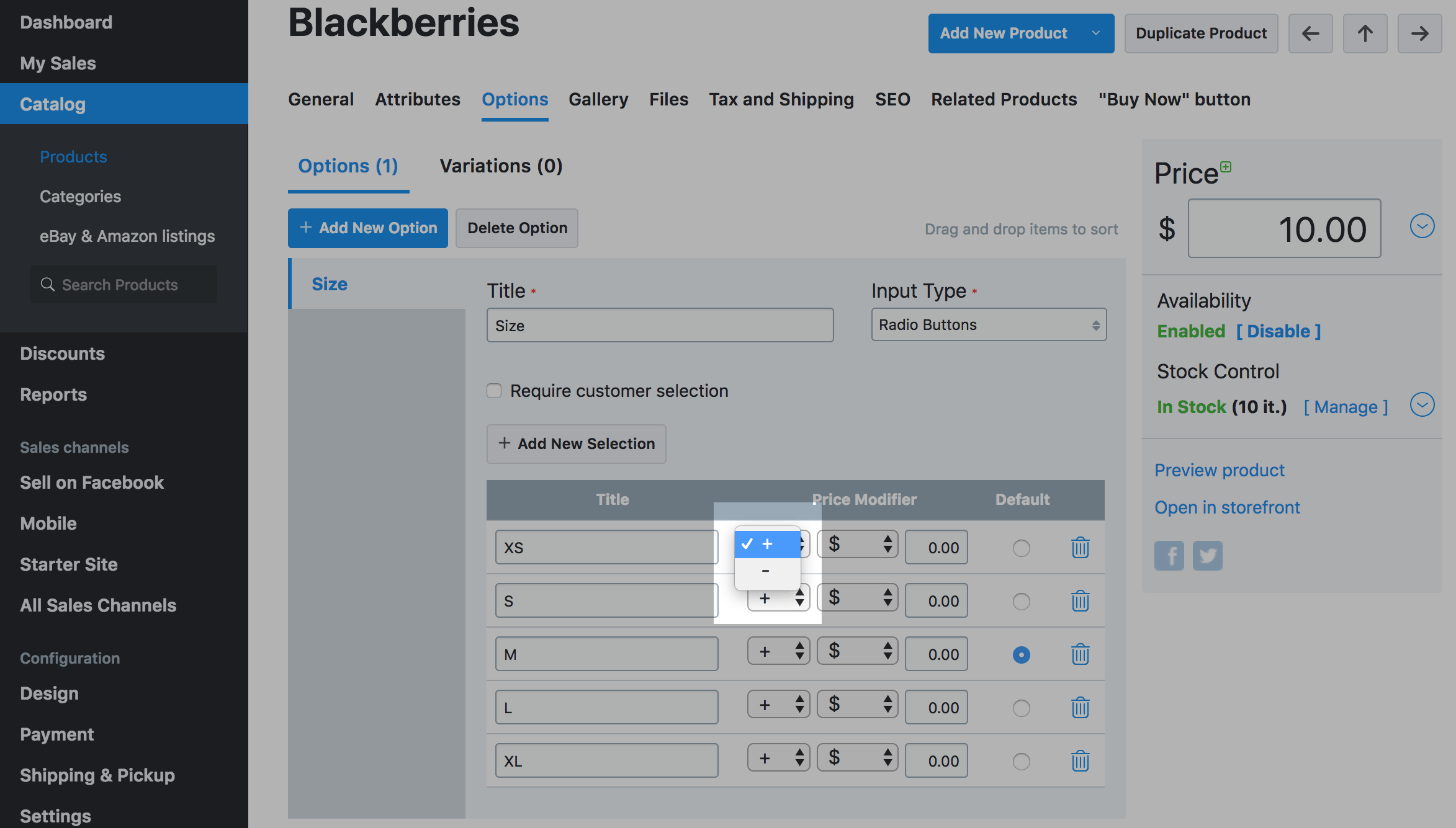 using modifiers with contour shuttle express